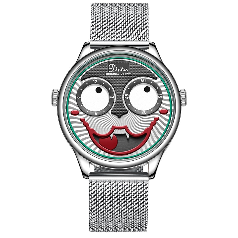 Joker Luxury Quartz Watch - Limited Edition Designer Alloy Timepiece - Neon North Clothing