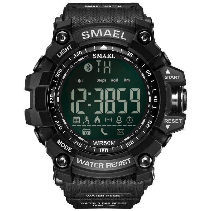 Mens Military Smartwatch - Waterproof LED Digital Chronograph with Multifunction Features - Neon North Clothing