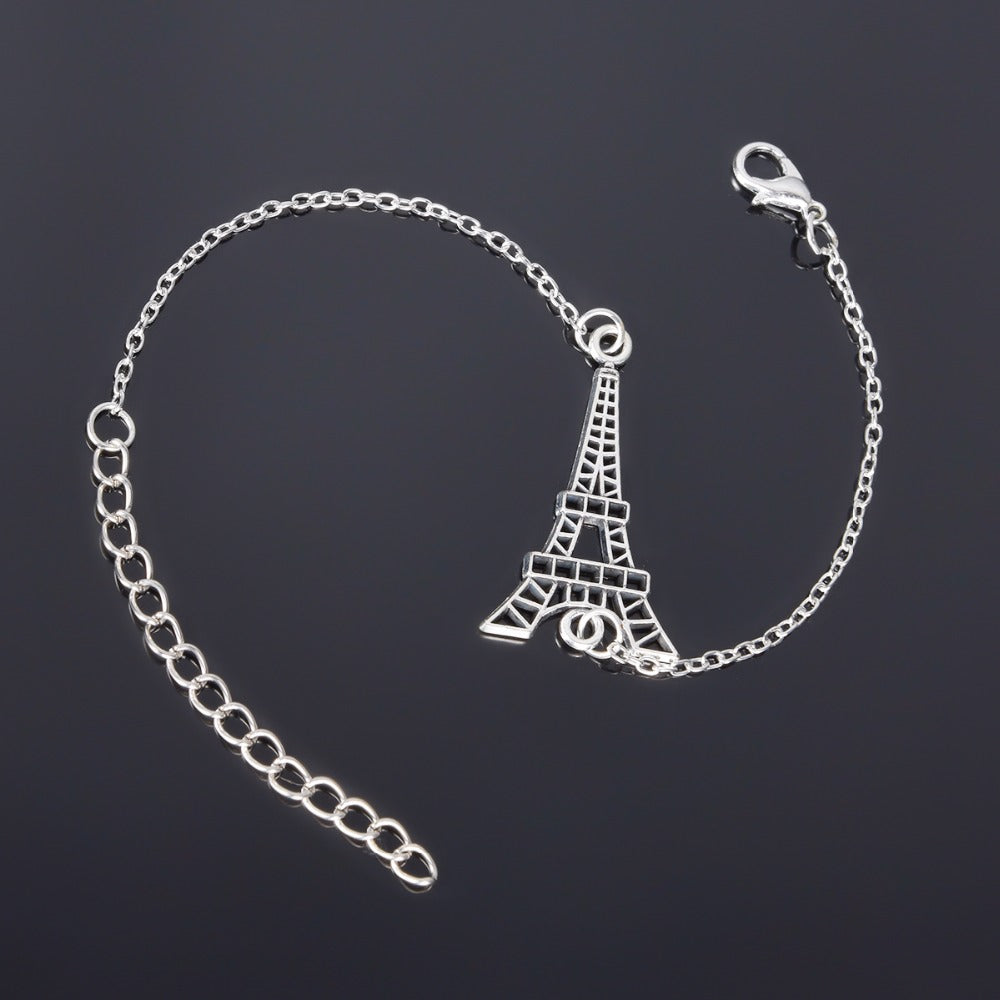 Simple Style Silver Plated Charm Bracelet - Neon North Clothing