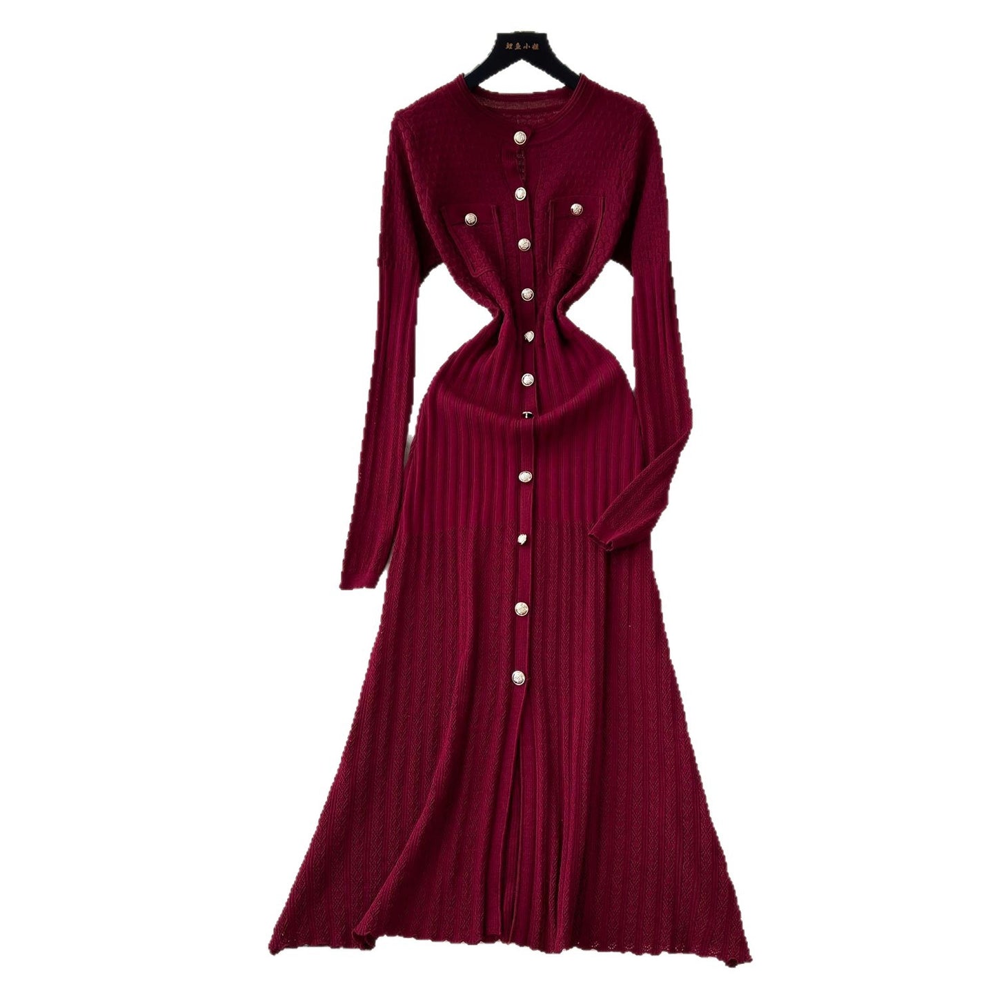 Stretch Knit Round Neck Sleeveless Fitted Women's Dress - Neon North Clothing