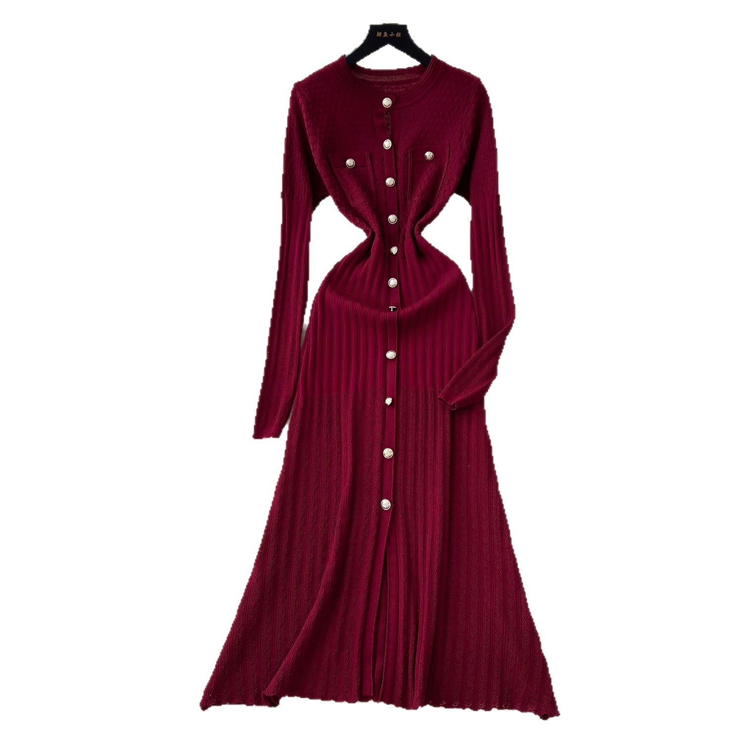 Stretch Knit Round Neck Sleeveless Fitted Women's Dress - Neon North Clothing