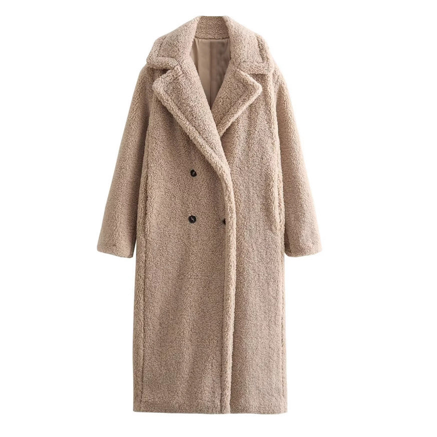 Streetwear Private Lady Fleece Warm Overcoat - Neon North Clothing