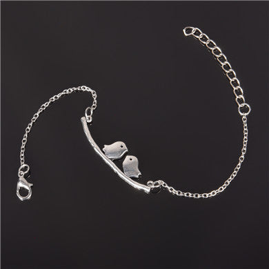 Simple Style Silver Plated Charm Bracelet - Neon North Clothing