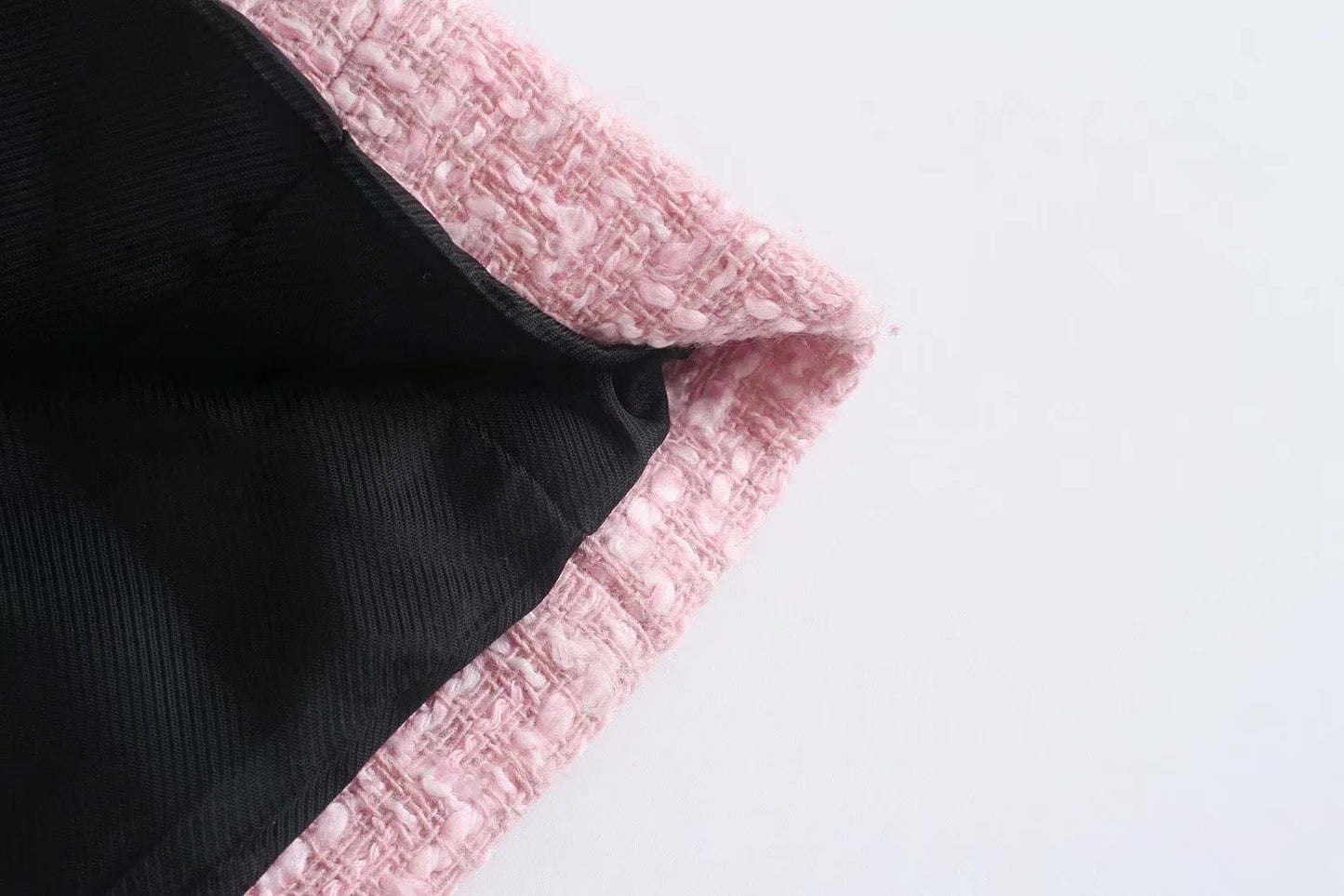Coarse Weave Texture  Double Breasted Blazer Jacket - Neon North Clothing