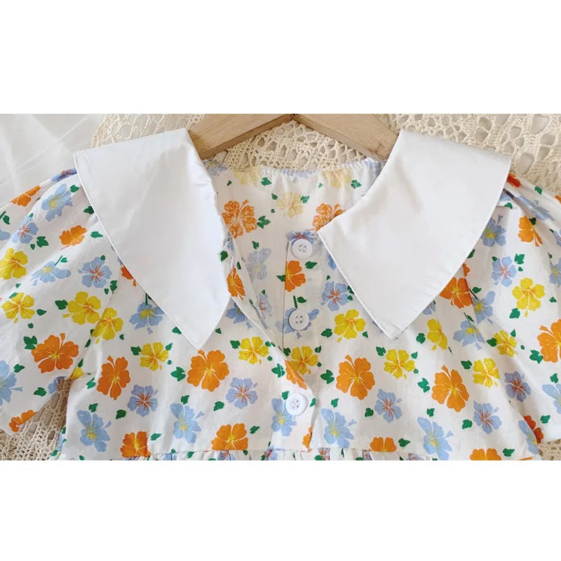 Floral Party Dress for Kids Age 1-6 Years - Neon North Clothing