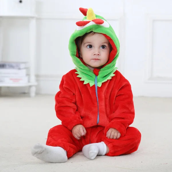 0 - 24 Months Toddler Animal Jumpsuit for Adorable Comfort and Fun - Neon North Clothing