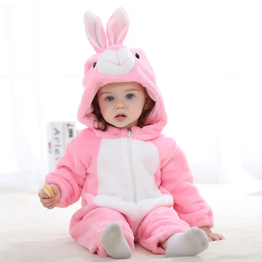0 - 24 Months Toddler Animal Jumpsuit for Adorable Comfort and Fun - Neon North Clothing
