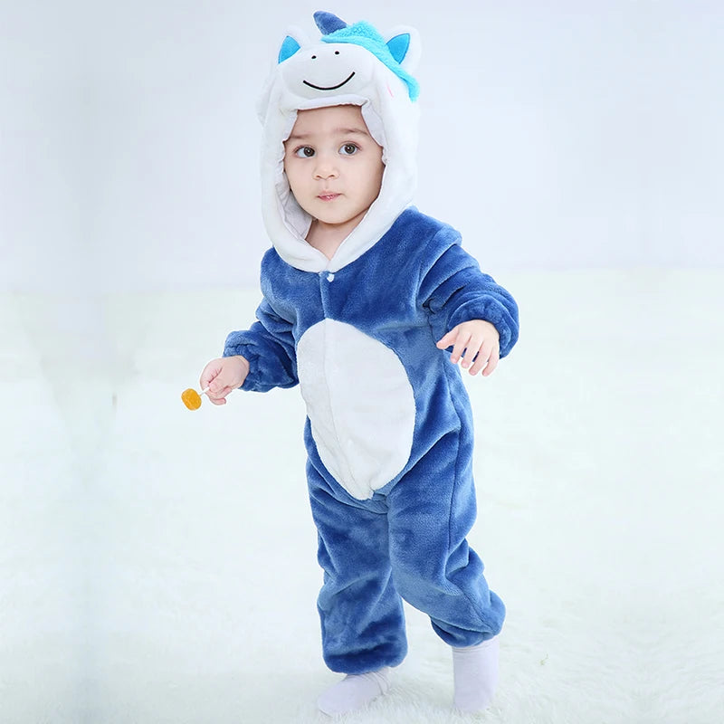 0 - 24 Months Toddler Animal Jumpsuit for Adorable Comfort and Fun - Neon North Clothing