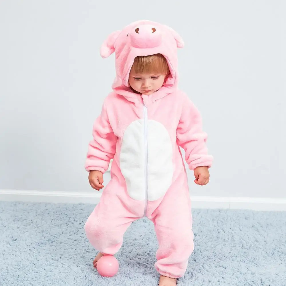 0 - 24 Months Toddler Animal Jumpsuit for Adorable Comfort and Fun - Neon North Clothing