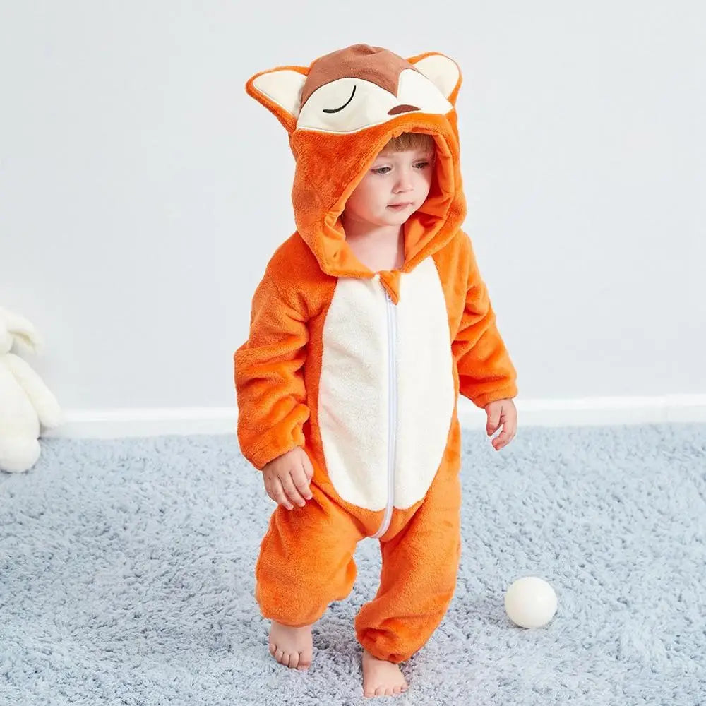 0 - 24 Months Toddler Animal Jumpsuit for Adorable Comfort and Fun - Neon North Clothing