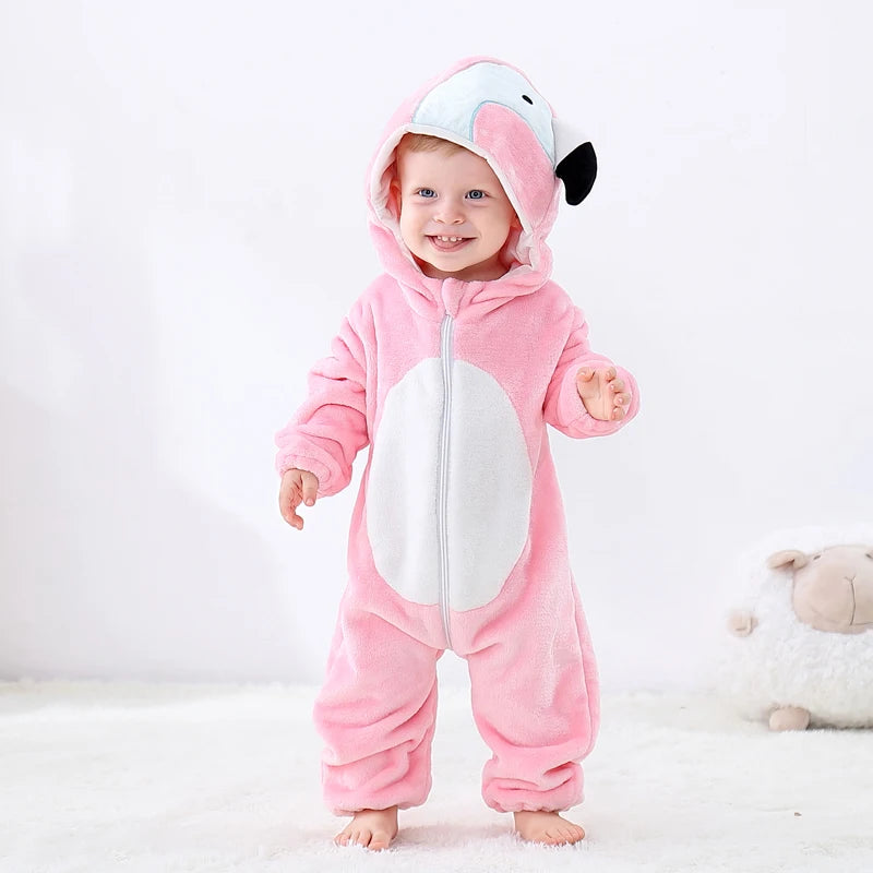 0 - 24 Months Toddler Animal Jumpsuit for Adorable Comfort and Fun - Neon North Clothing