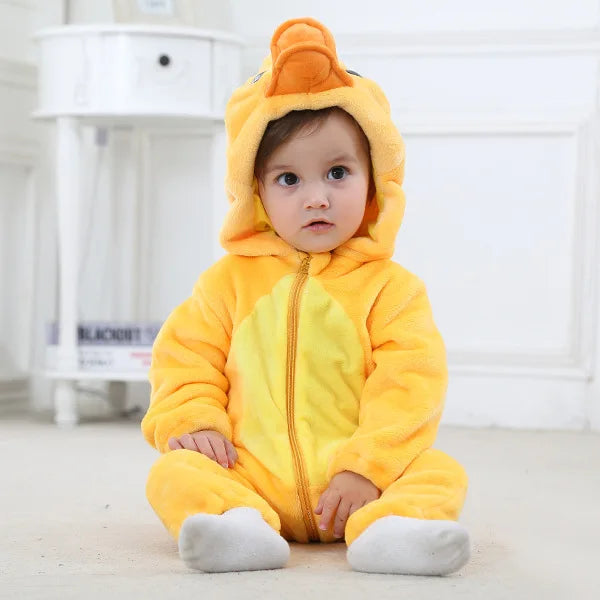 0 - 24 Months Toddler Animal Jumpsuit for Adorable Comfort and Fun - Neon North Clothing