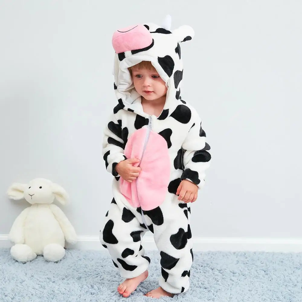 0 - 24 Months Toddler Animal Jumpsuit for Adorable Comfort and Fun - Neon North Clothing