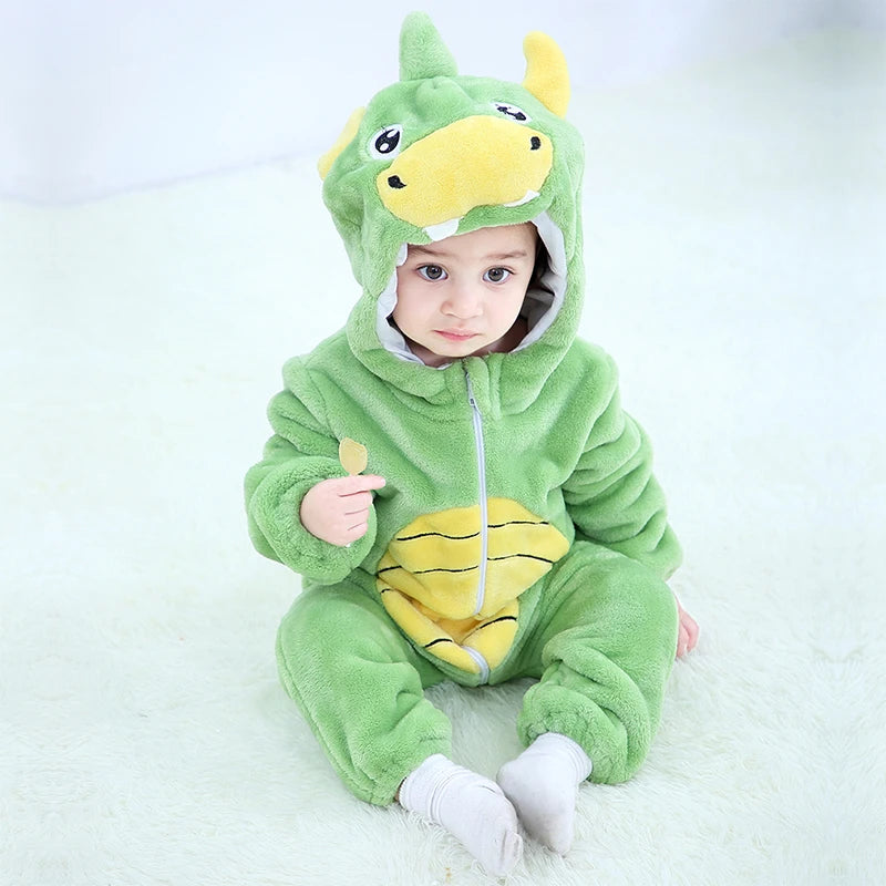 0 - 24 Months Toddler Animal Jumpsuit for Adorable Comfort and Fun - Neon North Clothing