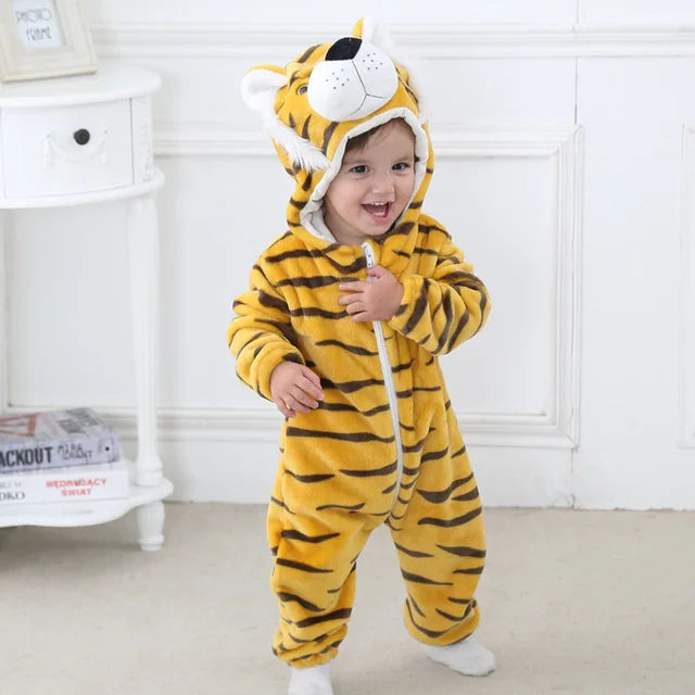0 - 24 Months Toddler Animal Jumpsuit for Adorable Comfort and Fun - Neon North Clothing