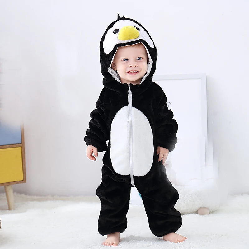 0 - 24 Months Toddler Animal Jumpsuit for Adorable Comfort and Fun - Neon North Clothing