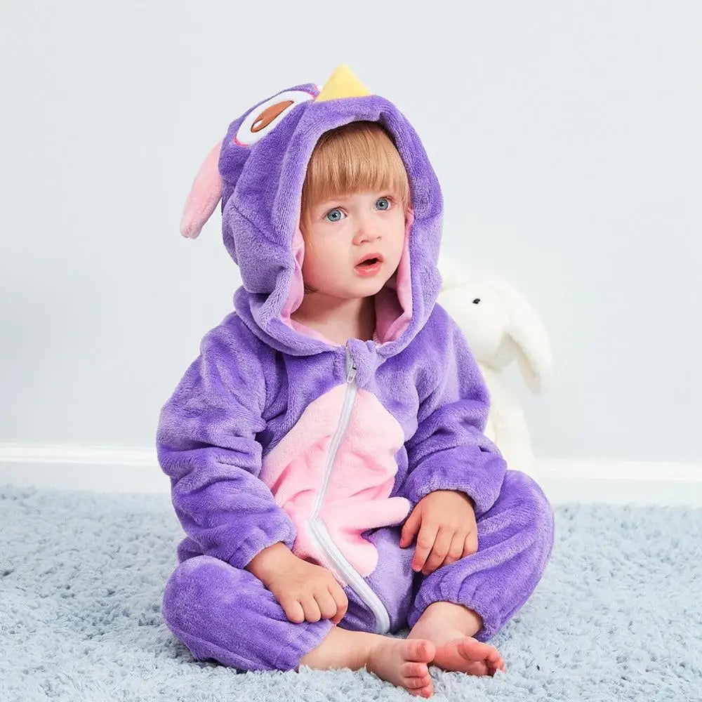 0 - 24 Months Toddler Animal Jumpsuit for Adorable Comfort and Fun - Neon North Clothing