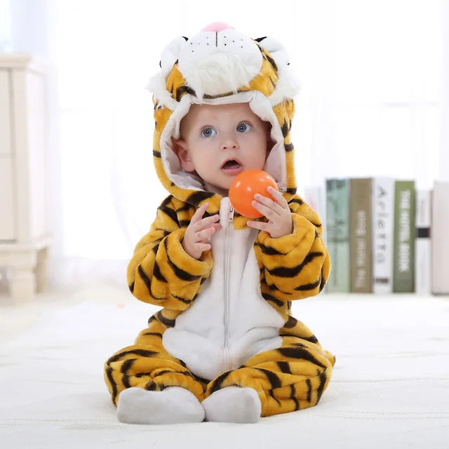 0 - 24 Months Toddler Animal Jumpsuit for Adorable Comfort and Fun - Neon North Clothing