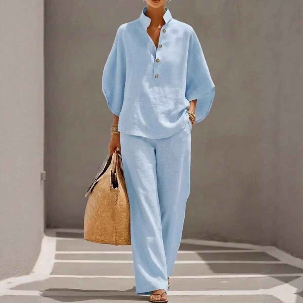Women's Casual Versatile Shirt Set for Urban Outfits