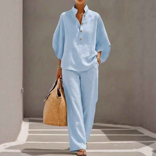 Women's Casual Versatile Shirt Set for Urban Outfits