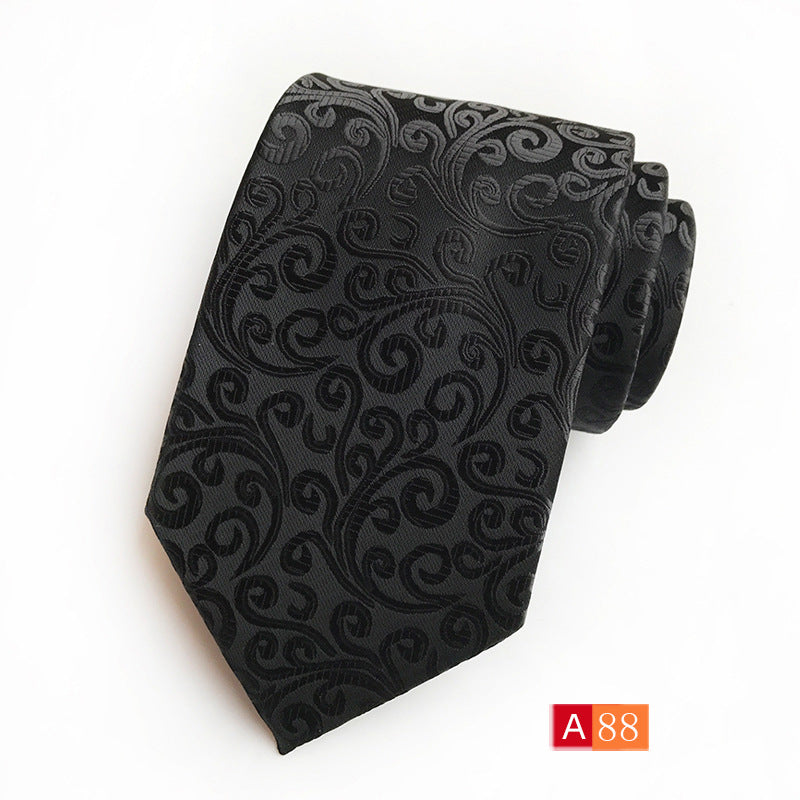 Men's Jacquard Formal Tie - Casual Polyester Jacquard Wear - Neon North Clothing