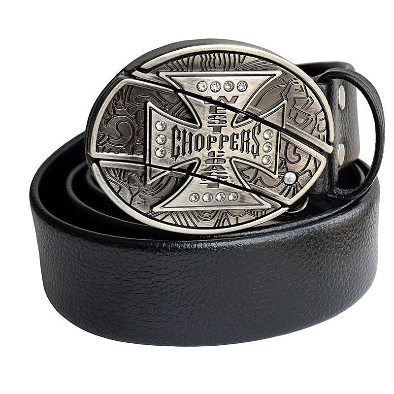 Smooth Buckle Trendy Punk Belt Buckle with Distinctive Style - Neon North Clothing