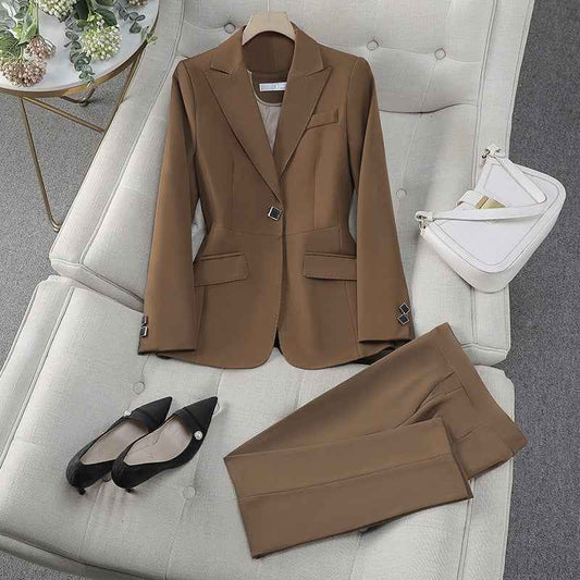Elegant High-End Blazer for Spring and Autumn Professional Wear