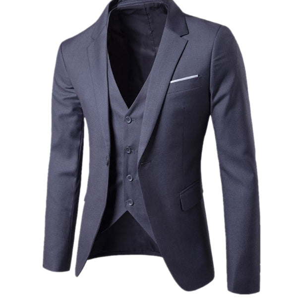 Casual Suit for Middle-Aged Professionals - Slim Fit Style