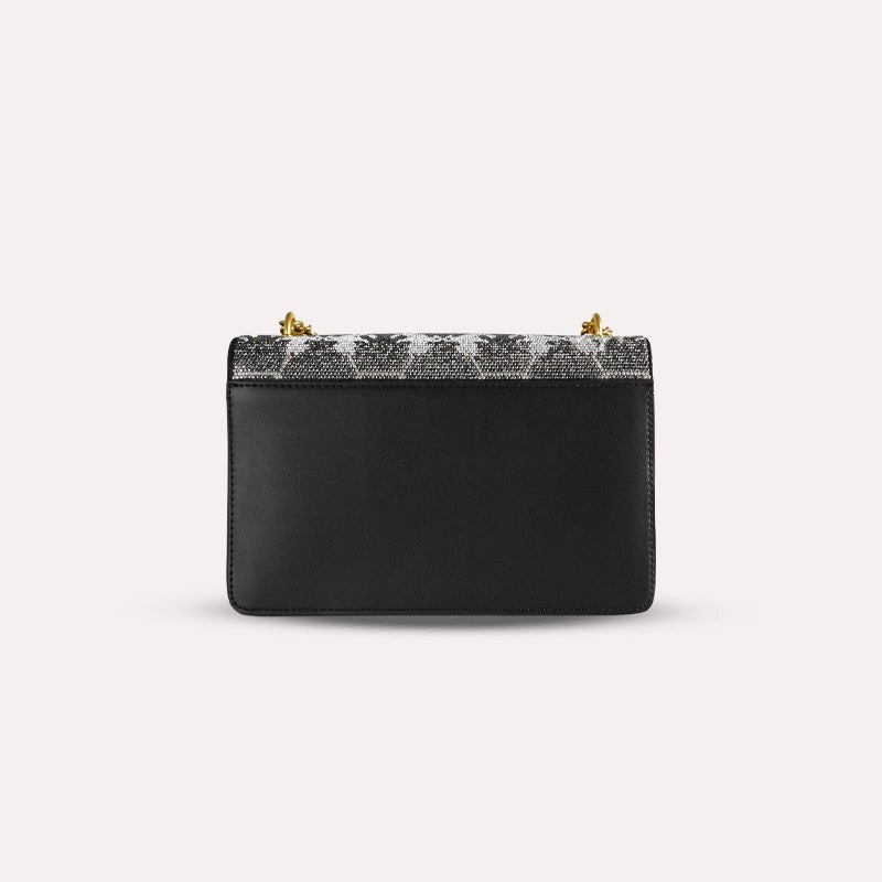 Chrisbella Rhinestone Crossbody Bag with Chain Strap