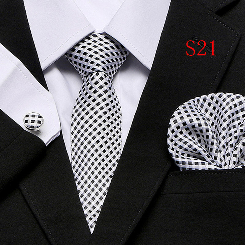 Paisley Tie Three-Piece Set for European and American Style - Neon North Clothing