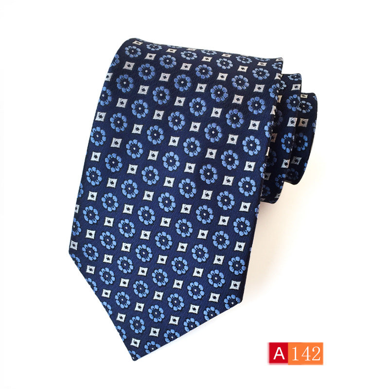 Men's Jacquard Formal Tie - Casual Polyester Jacquard Wear - Neon North Clothing