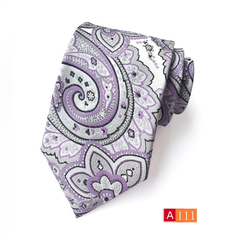 Men's Jacquard Formal Tie - Casual Polyester Jacquard Wear - Neon North Clothing