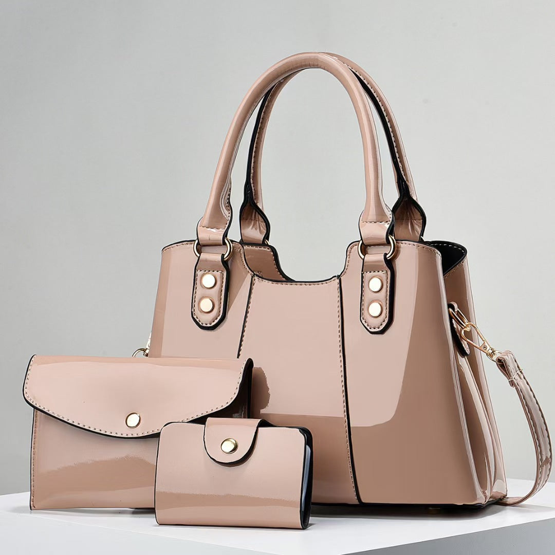 Large-capacity Mother-and-child Crossbody Bag Three-piece Set