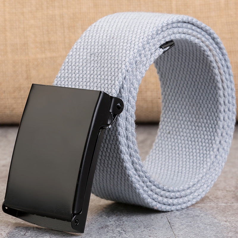 Snap-Clasp Candy-Colored Canvas Belt for Men - Neon North Clothing