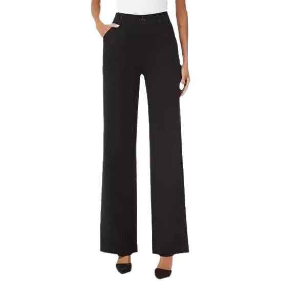 Women's High-Waisted Wide-Leg Pants for Commuting