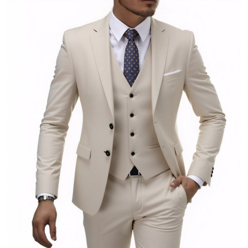 Three-Piece Men's Wedding Suit
