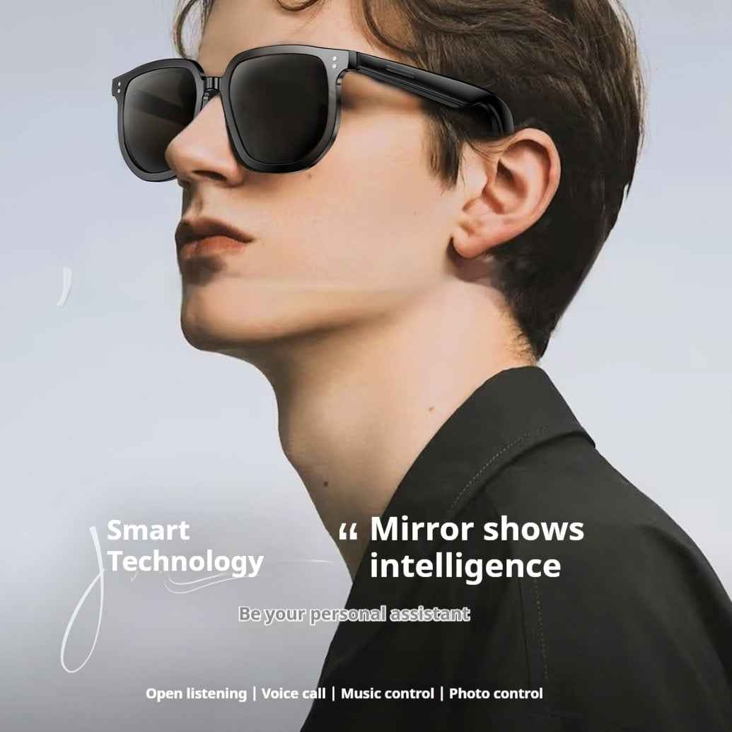 AI Smart Glasses with Wireless Bluetooth Audio for Ultimate Sunglasses Experience