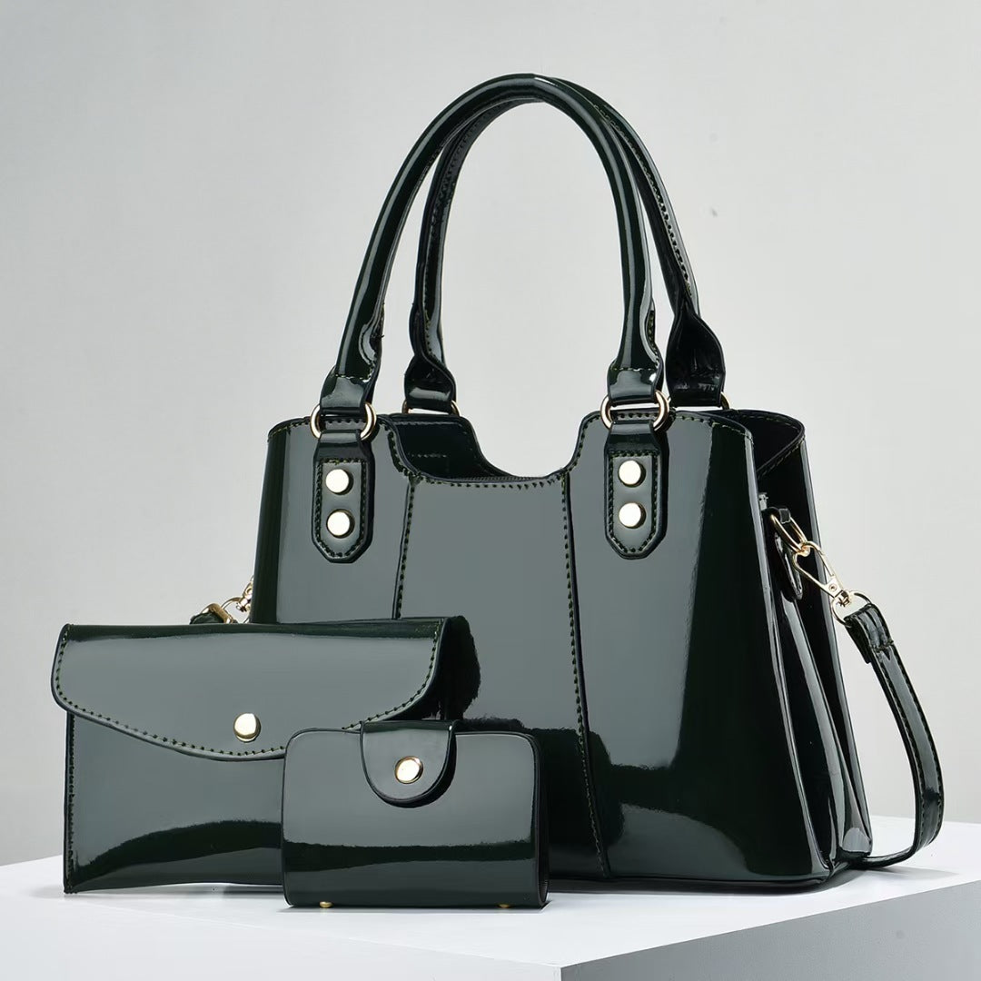 Large-capacity Mother-and-child Crossbody Bag Three-piece Set