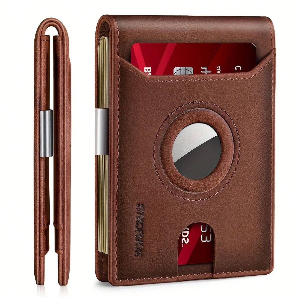 Airtag RFID Blocking Wallet For Men Up To 11cards -Air Tag Not Included