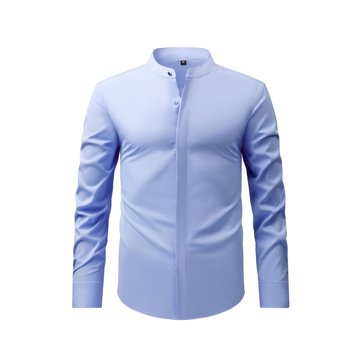 Men's Retro Long-sleeved Dress Shirt - Casual Regular Fit - Neon North Clothing