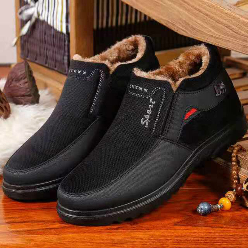 Comfortable Plush Non-Slip Boots with Wear-Resistant Sole and Soft Inner Lining
