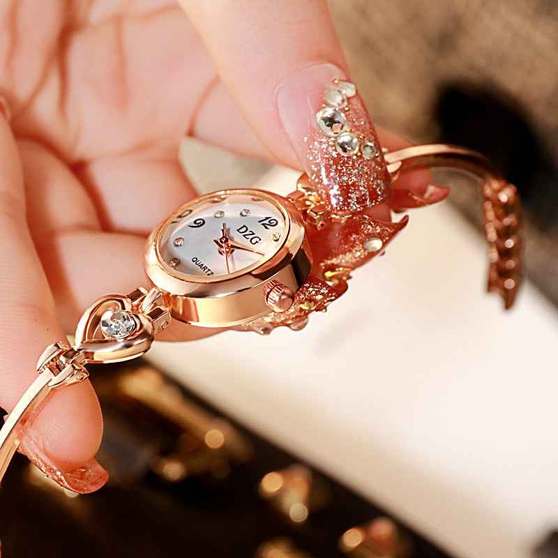 Rhinestone Casual Watch for Women - Simple Jewelry Style