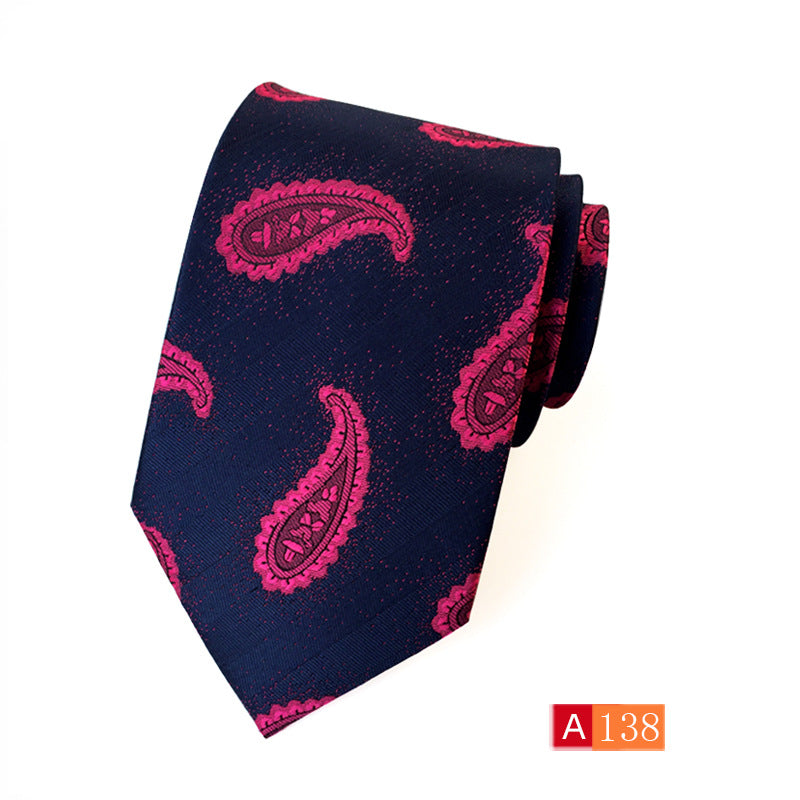 Men's Jacquard Formal Tie - Casual Polyester Jacquard Wear - Neon North Clothing