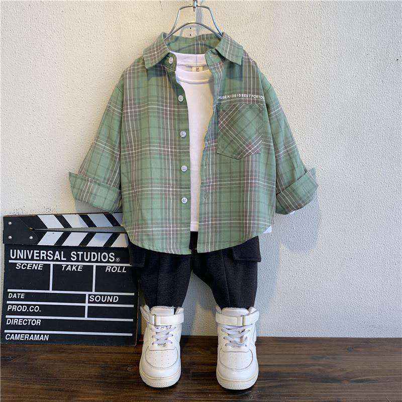 Classic Casual Plaid Button-Up Shirt
