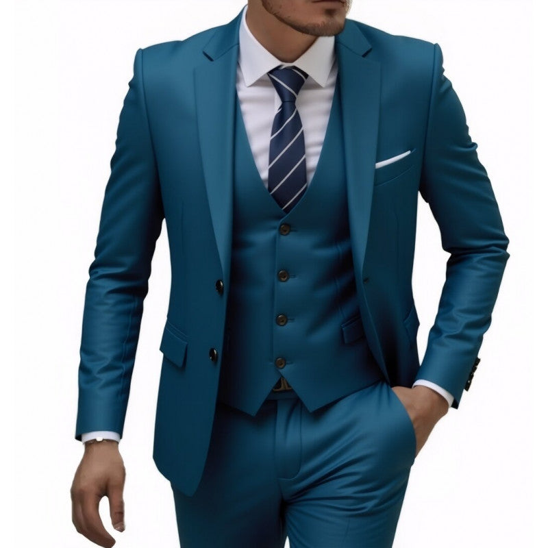 Three-Piece Men's Wedding Suit