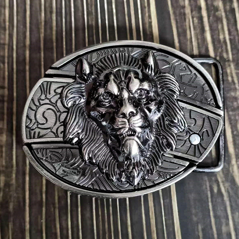 Smooth Buckle Trendy Punk Belt Buckle with Distinctive Style - Neon North Clothing