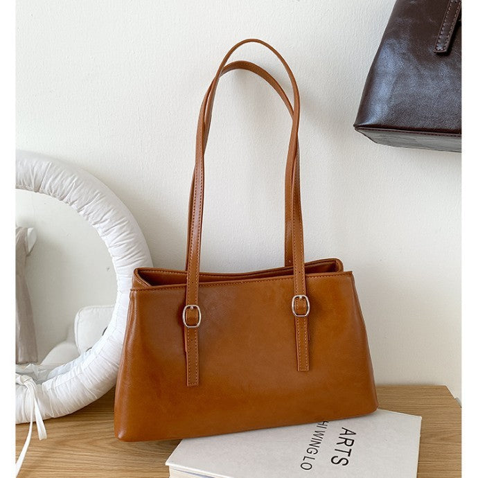 Vintage Large-Capacity Shoulder Bag for Women