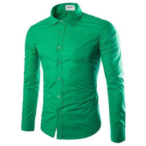 Casual Polo Shirt - Ironing Free Long Sleeves Regular Fit