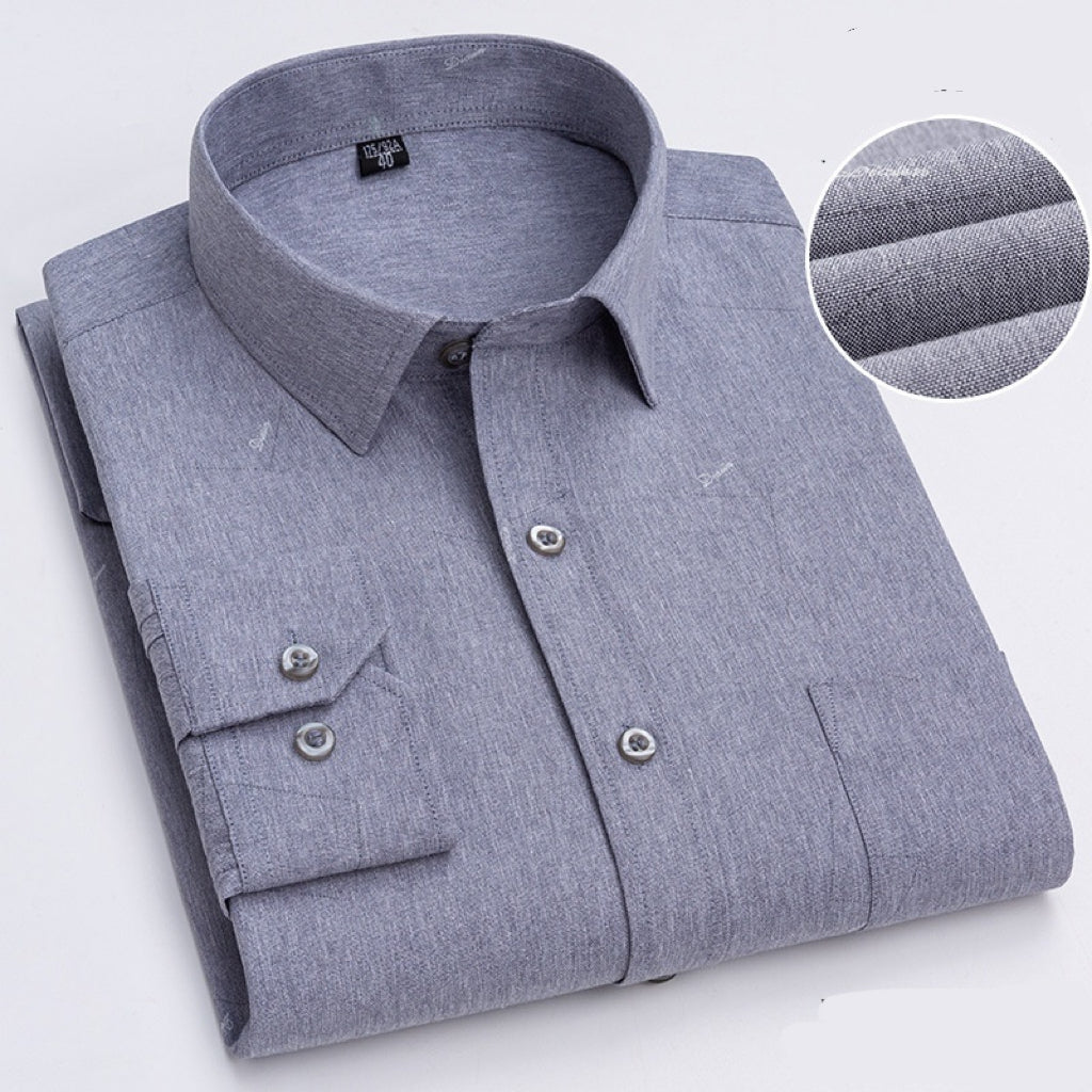 Men's Business Casual Shirt - Long-Sleeve Lightweight Style