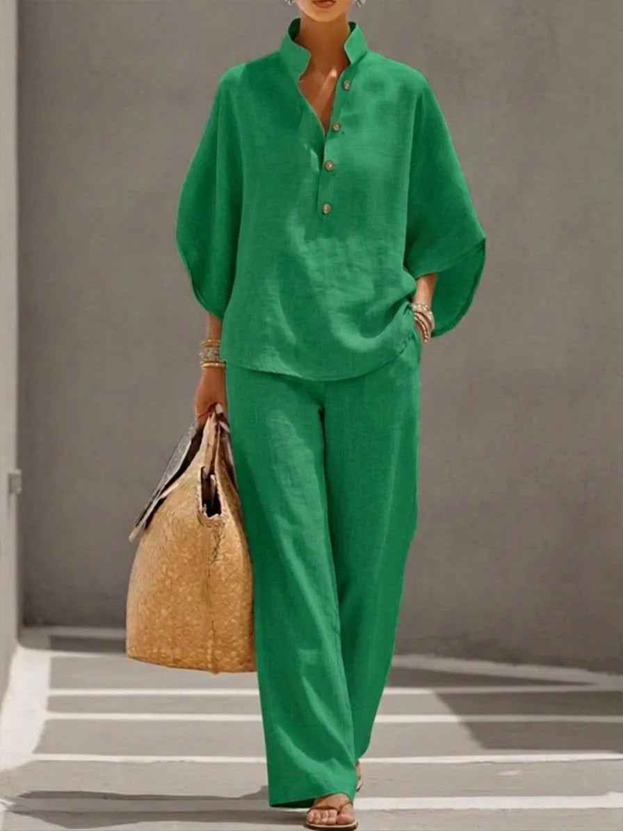 Women's Casual Versatile Shirt Set for Urban Outfits